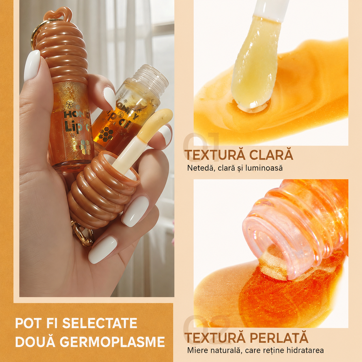 Honey Lip Gloss 1+1 GRATIS